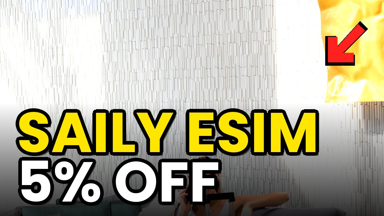 📶 Saily eSIM code: 5% off data plans